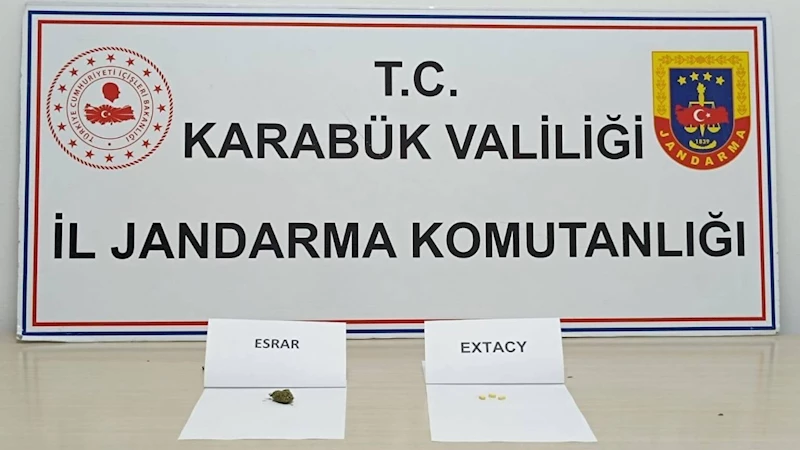 Karabük’te uyuşturucu operasyonu
