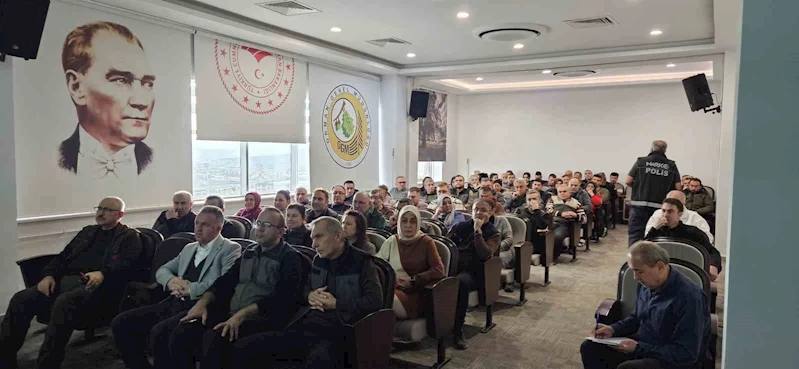 Kütahya OBM personeline bağımlılık ile mücadele eğitimi
