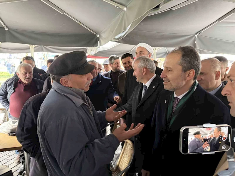 Sakarya’da Fatih Erbakan’a tepki: 