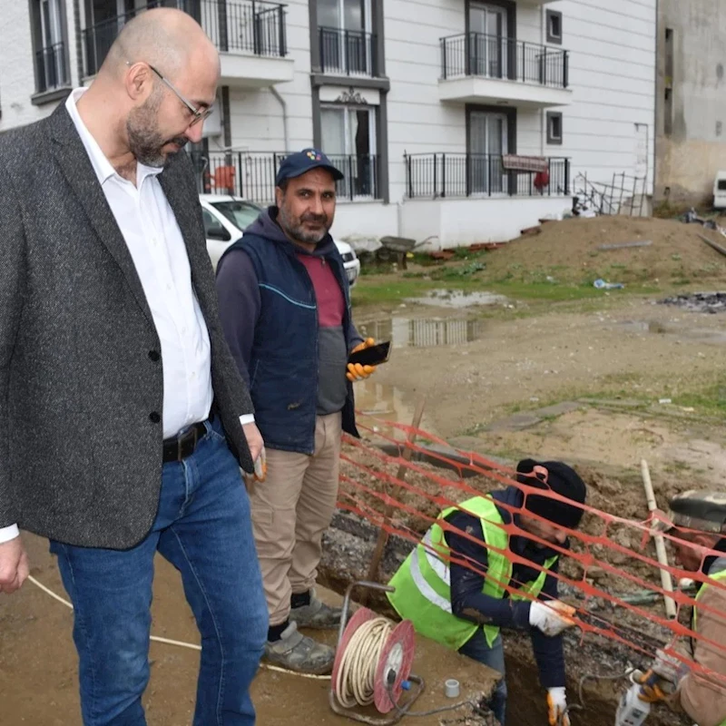 Germencik’te doğalgaz için ilk kazma vuruldu
