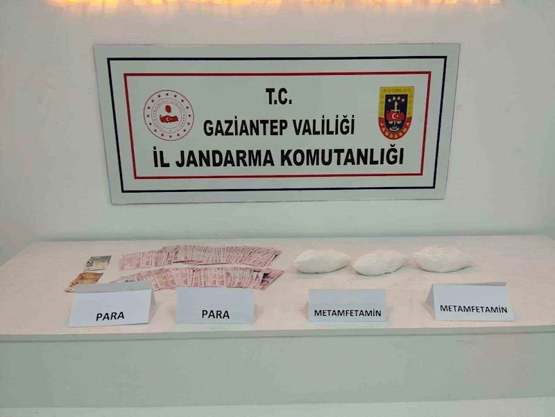 Gaziantep’te 1,5 kilo metamfetamin ele geçirildi
