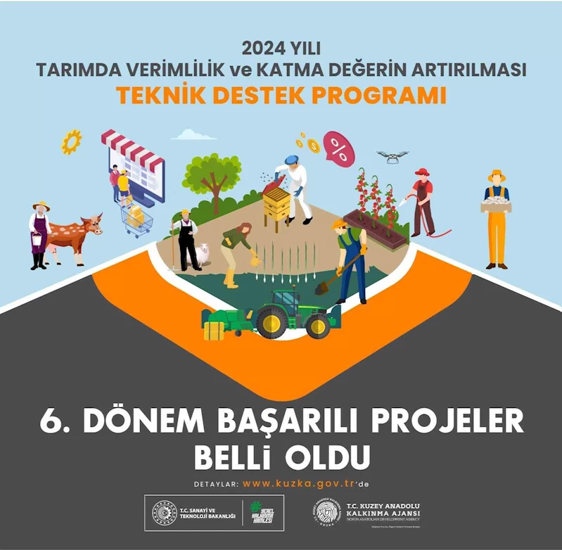 Tarımda Verimlilik Teknik Destek Programı  6. dönem sonuçları belli oldu
