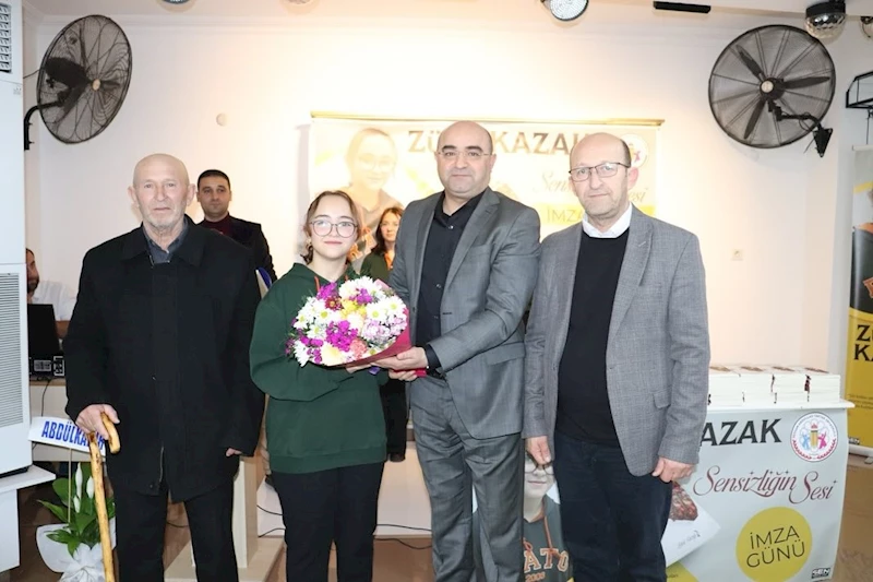 Ressam Abdullah Taktak Ortaokulu öğrencisi Zülal Kazak’ın 