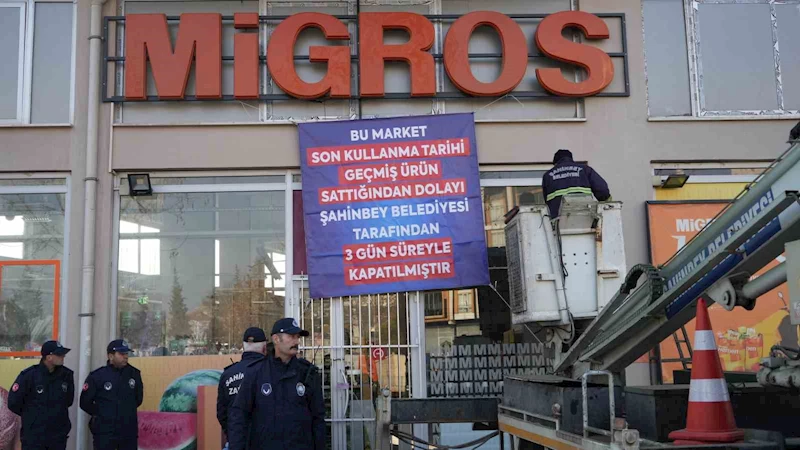 Tarihi geçmiş ürün satan ve fahiş fiyat uygulan Migros market 3 gün kapatıldı
