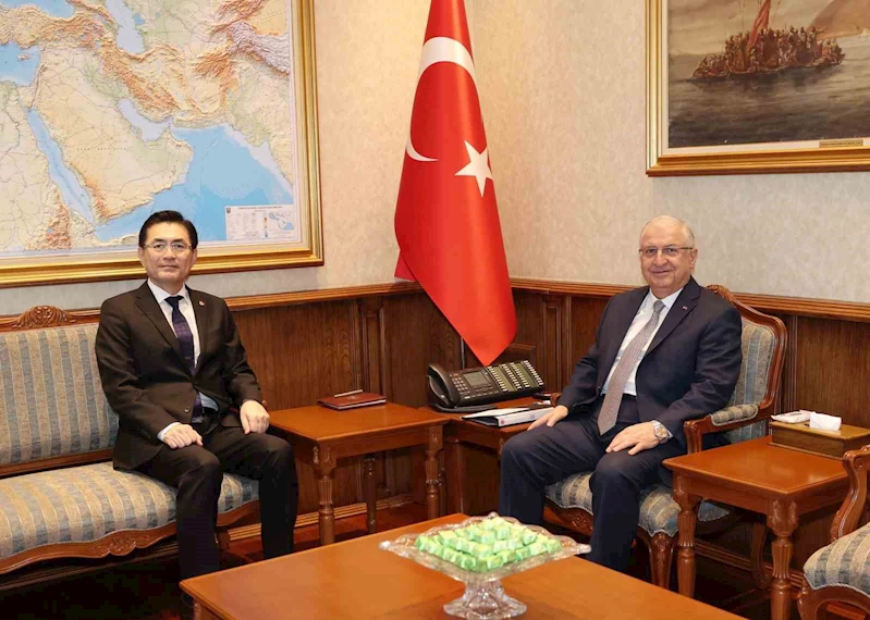 Bakan Güler, Kore Cumhuriyeti’nin Ankara Büyükelçisi Jeong’u kabul etti
