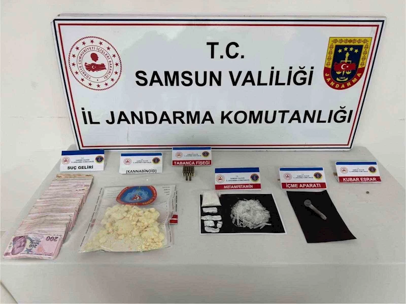 Samsun’da uyuşturucuyla yakalanan şahıs gözaltına alındı
