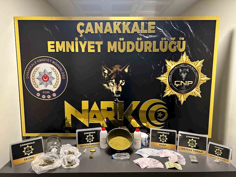 Çanakkale’de uyuşturucu operasyonuna 1 tutuklama
