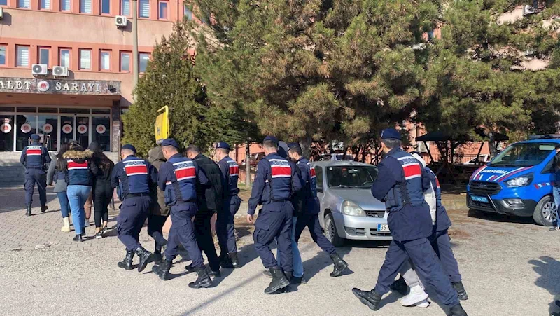 Jandarmadan uyuşturucu partisine baskın: 8 gözaltı
