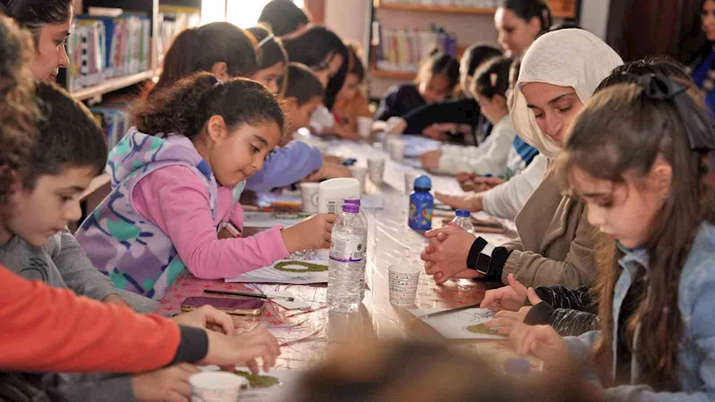 Alanya’da Çocuk Kütüphanesi’nde öğrenciler için tam mesai
