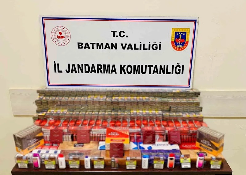 Batman’da bin 308 paket kaçak sigara ele geçirildi
