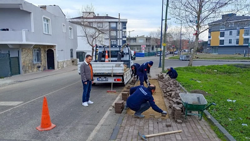 Silivri’de altyapı ve yol çalışmaları hız kesmeden devam ediyor
