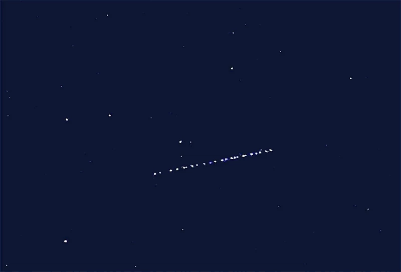 Starlink uyduları Bitlis semalarında görüldü
