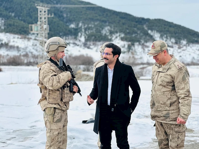 Kaymakam Köroğlu, uygulama noktasında denetimde bulundu
