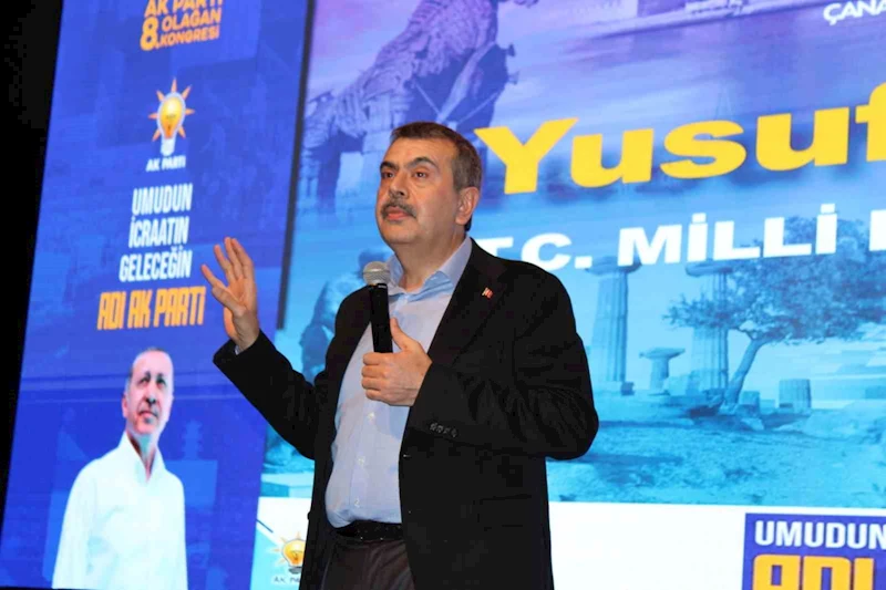 Milli Eğitim Bakanı Yusuf Tekin: 