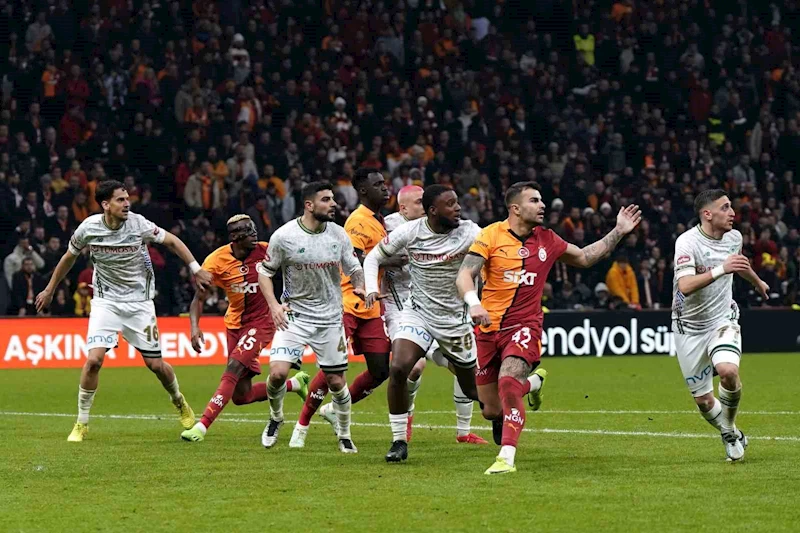 Trendyol Süper Lig: Galatasaray: 1 - Konyaspor: 0 (Maç sonucu)
