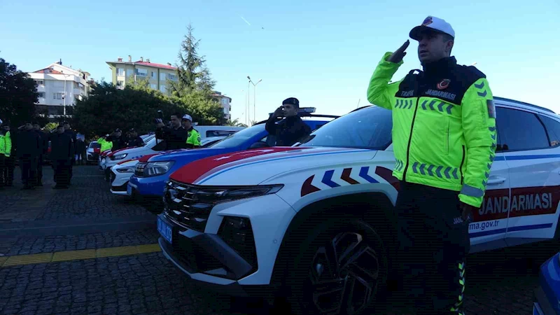 Giresun’da güvenlik güçleri için 65 yeni araç törenle teslim edildi
