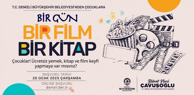 ‘Bir Gün, Bir Film, Bir Kitap’ projesi başvuruları başladı
