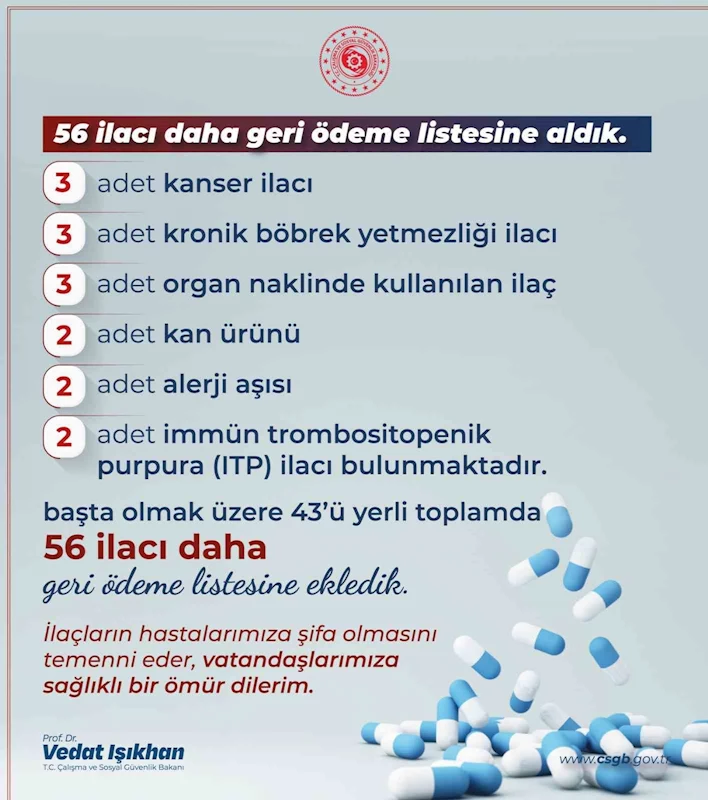 Bakan Işıkhan: 