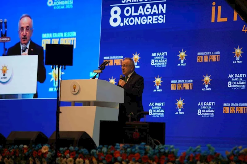 AK Parti Samsun 8. Olağan Kongresi’nde Mehmet Köse güven tazeledi
