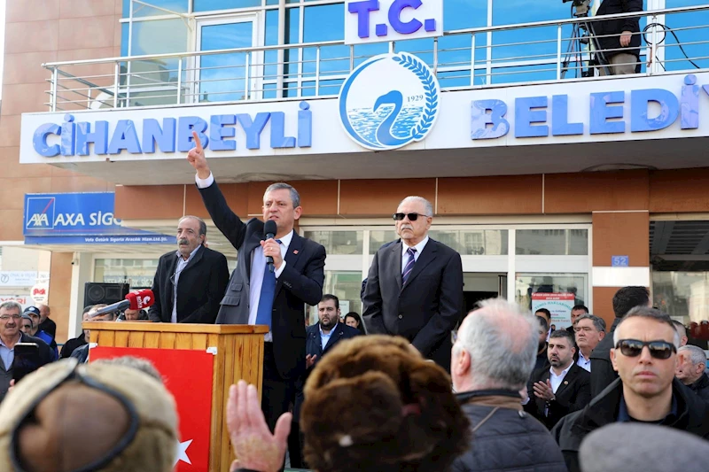 CHP Genel Başkanı Özel, Konya’da
