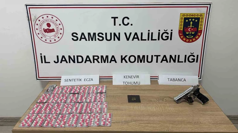 Samsun’da jandarmadan uyuşturucu operasyonları
