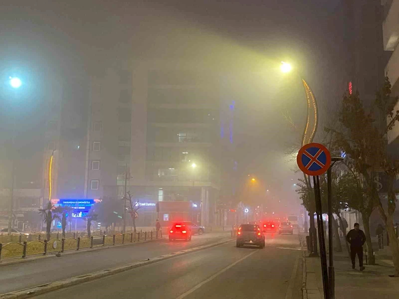 Elazığ’da yoğun sis: Görüş mesafesi 5 metreye kadar düştü
