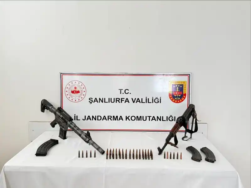 Şanlıurfa’da 13 ruhsatsız silah ile mühimmat ele geçirildi
