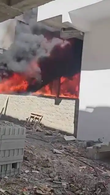 Diyarbakır’da korkutan yangın
