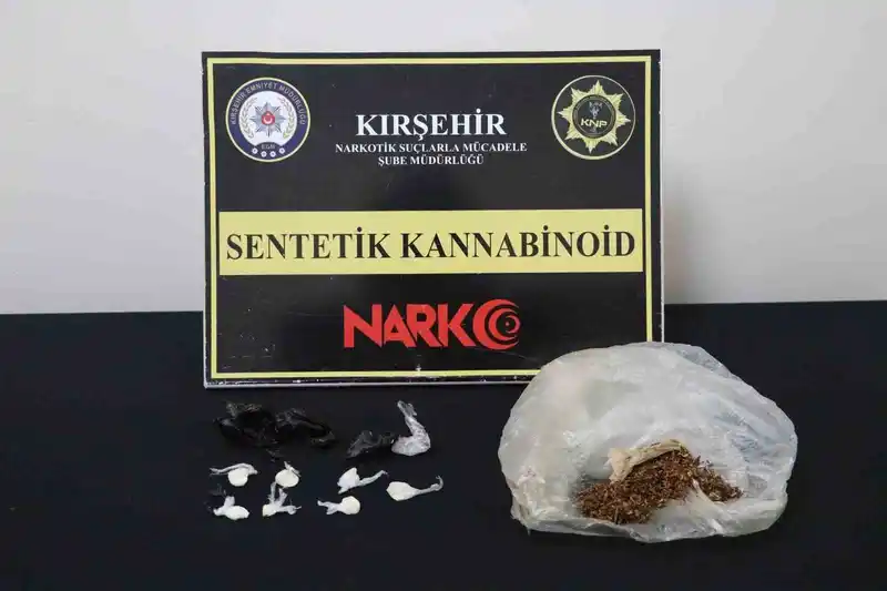 Kırşehir’de uyuşturucu operasyonu: 1 şüpheli tutuklandı
