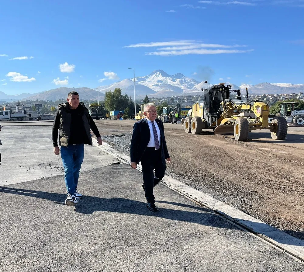 Büyükkılıç’tan sona gelinen dev ulaşım yatırımına yerinde takip