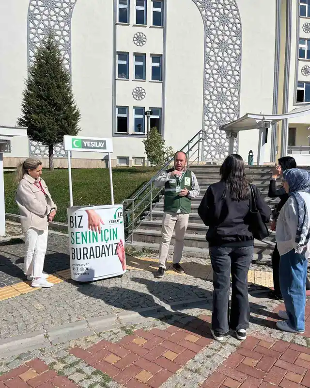 Bayburt’ta üniversite öğrencileri bağımlılıkla mücadele konusunda bilgilendirildi
