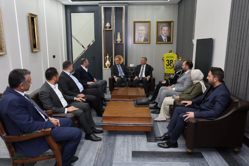 Hacılar’ın geleceği için Başkan Özdoğan’a ziyaret