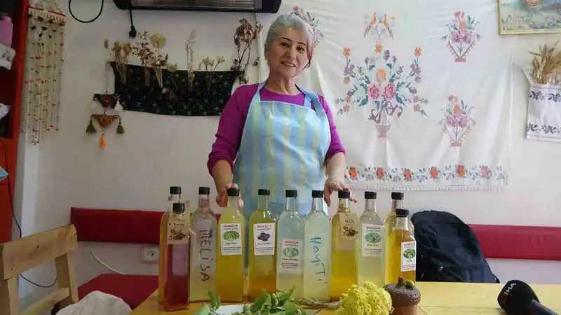 Tunceli’nin dağlarından gelen şifa: Her bitkiden sirke yapıyor
