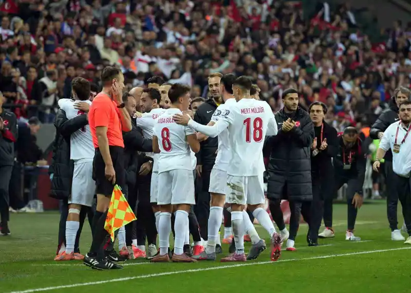 2026 FIFA Dünya Kupası Avrupa Elemeleri: Türkiye: 3 - Gürcistan: 0 (İlk yarı)
