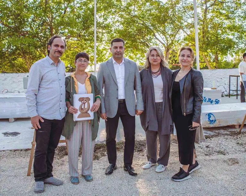 Uluslararası Kuşadası Neopolis Heykel Sempozyumu başladı
