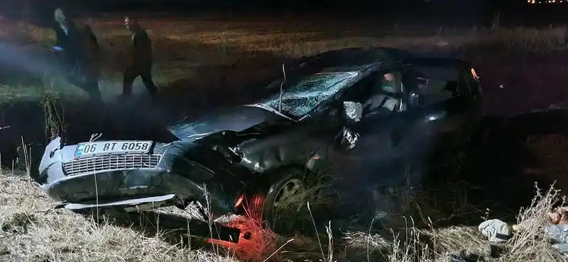 Selim’de trafik kazası: 1 ölü, 3 yaralı
