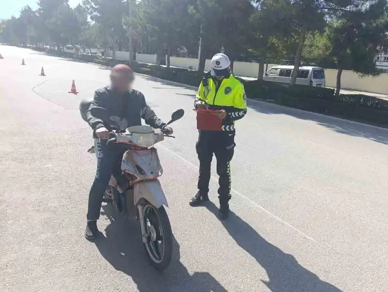 Burdur’da motosiklet denetimleri
