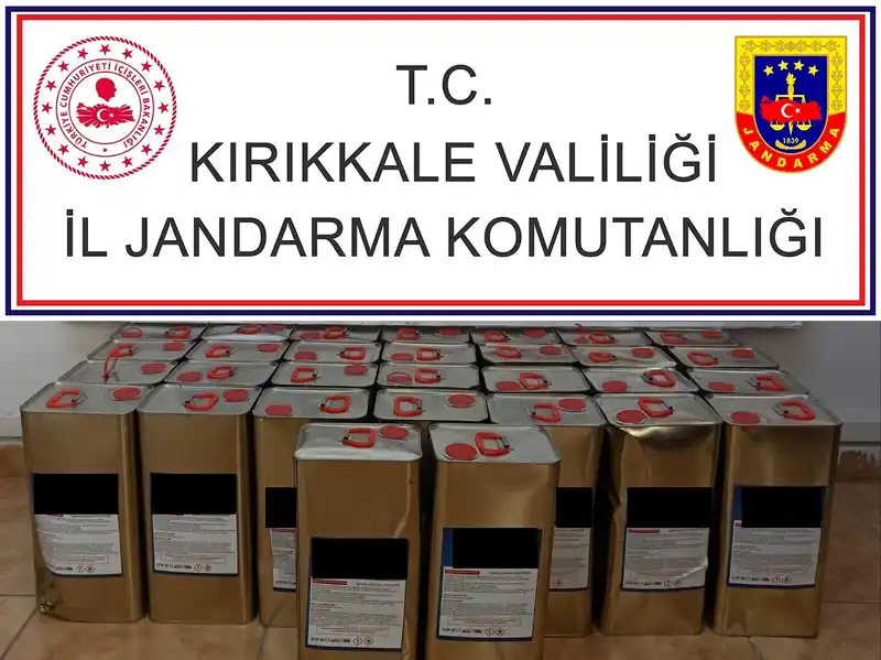Kırıkkale’de kargo şubesinde 170 litre kaçak alkol ele geçirildi

