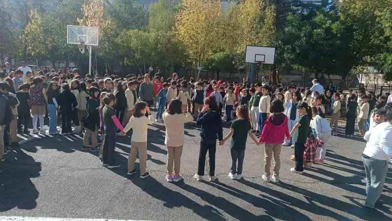 Diyarbakır’da ilkokulda gerçeği aratmayan tatbikat
