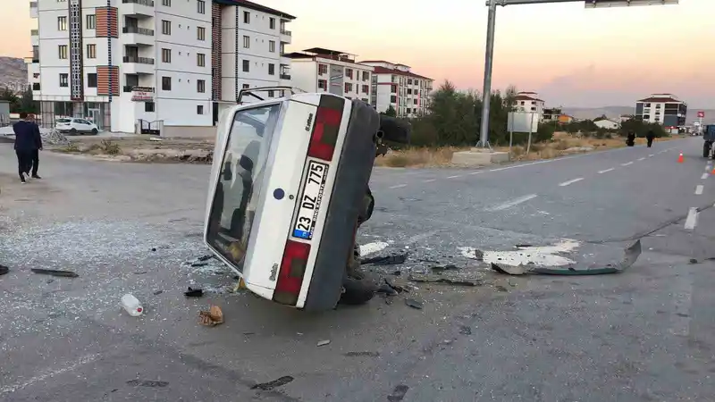 Elazığ’da trafik kazası: 2 yaralı
