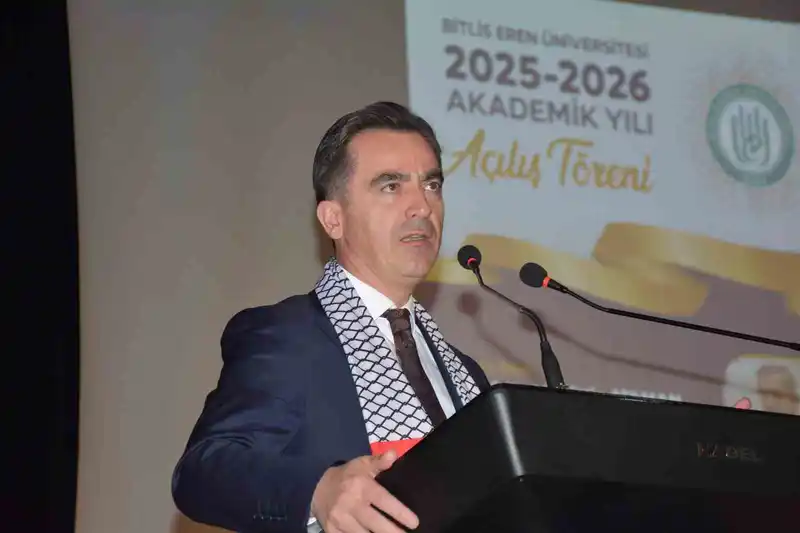 Bitlis’te üniversitenin ilk ders konusu ’Gazze’ oldu
