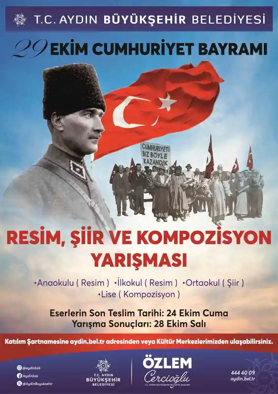 Büyükşehir’den 29 Ekim temalı yarışma
