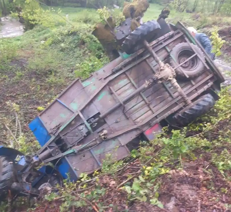 Ordu’da patpat devrildi: 1 ölü
