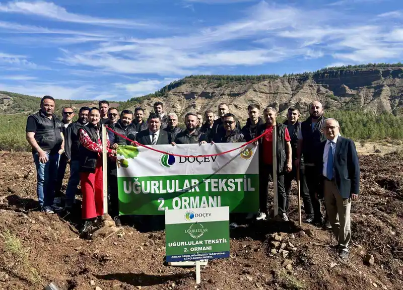 Uğurlular Tekstil 2000 fidanlık 2. Uğurlular Ormanı ile geleceğe nefes verdi
