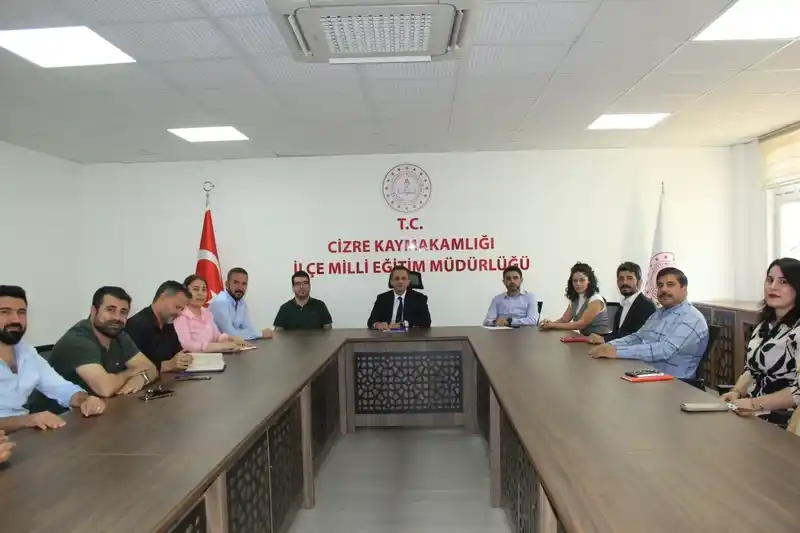 Cizre’de özel öğretim kurs değerlendirme toplantısı
