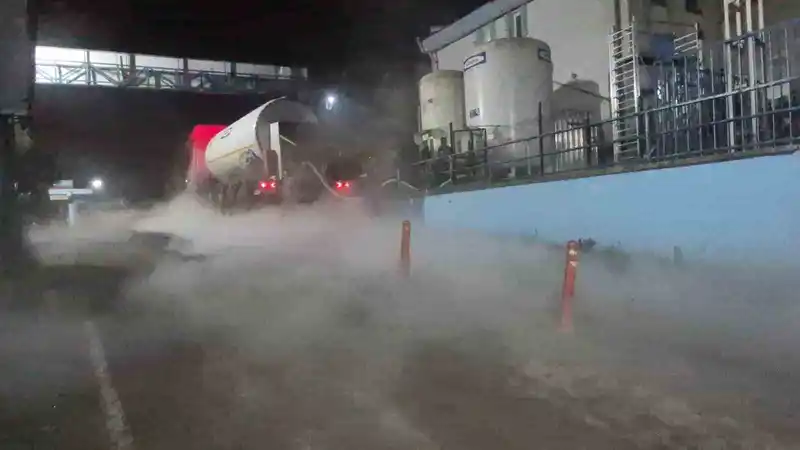 Sızan oksijen paniğe neden oldu
