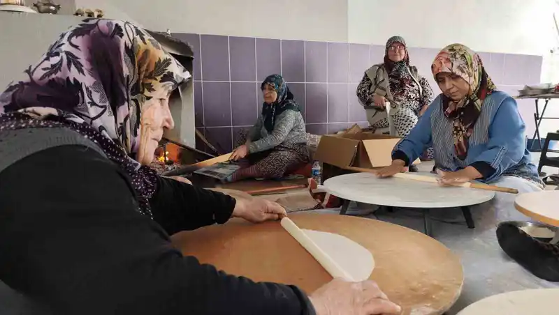 Odun ateşinde 50 yıllık gelenek
