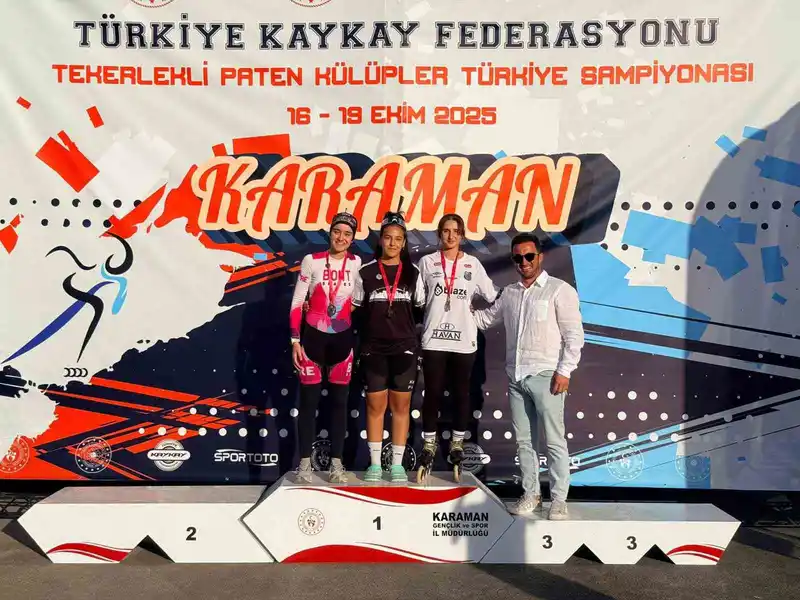 Kayseri Tekerlekli Paten Takımı, Türkiye şampiyonu oldu