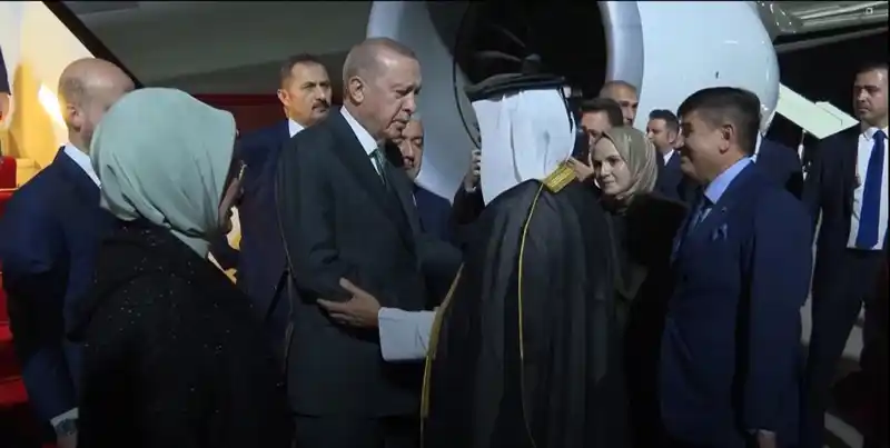 Cumhurbaşkanı Erdoğan Katar’da
