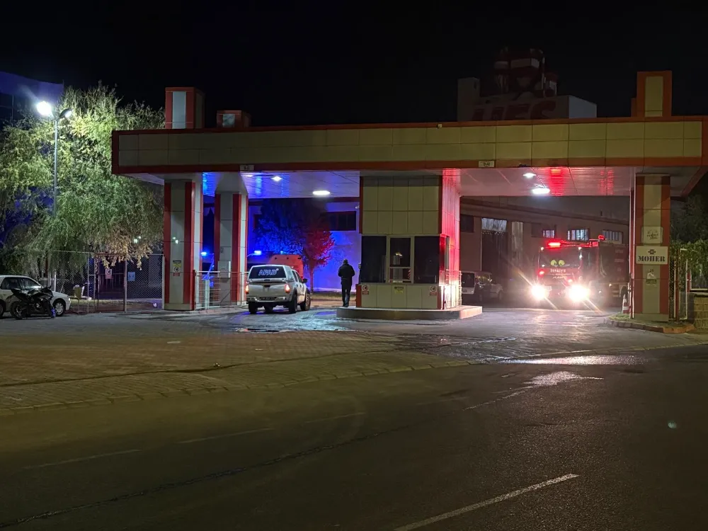 Deterjan fabrikasında kimyasal sızıntı alarmı